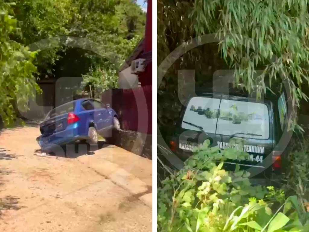 В Сочи пьяный водитель устроил серьезное ДТП на угнанном внедорожнике