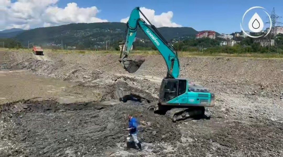 Реконструкция бассейнов водозабора на реке Сочи продолжается